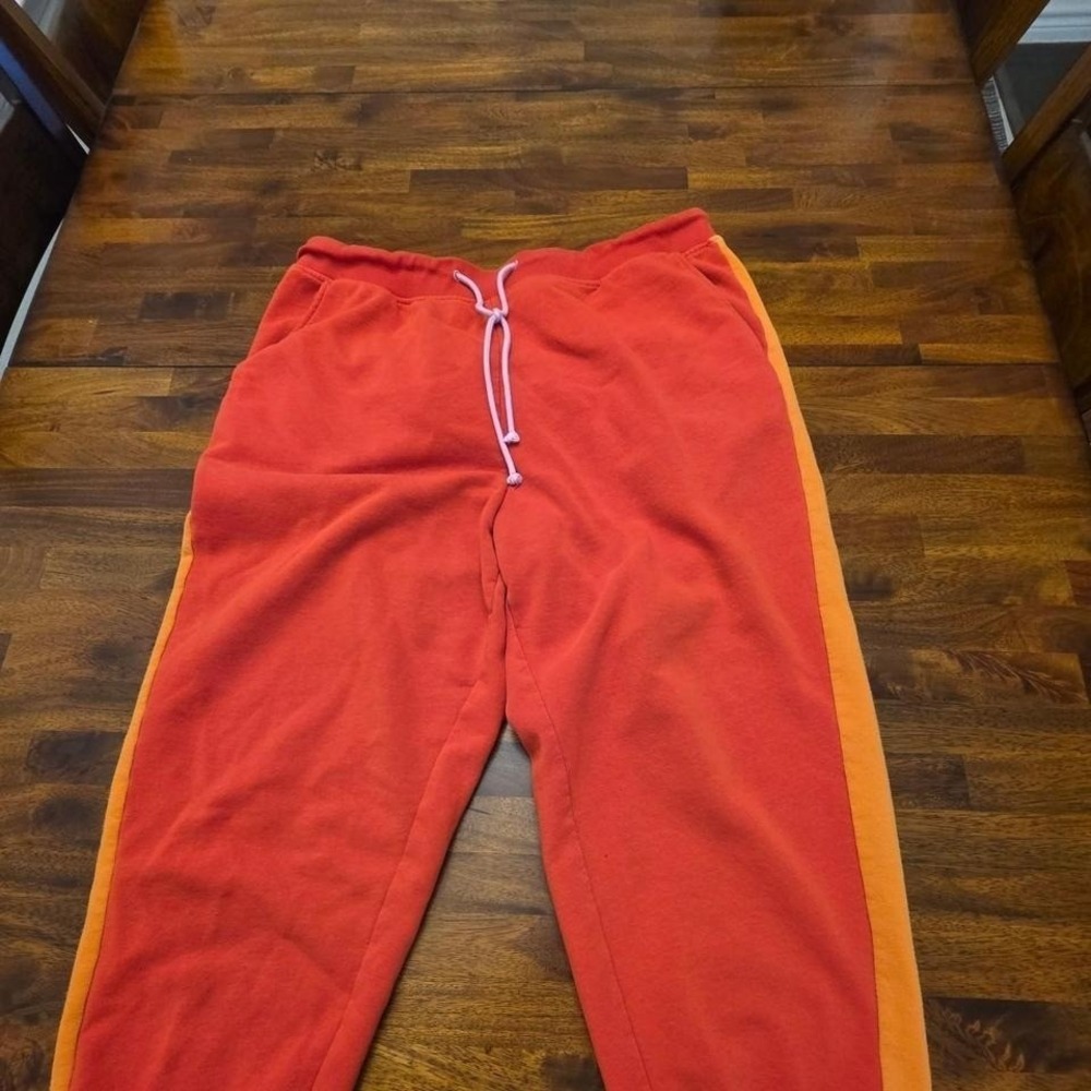 Lego‎ orange sweatpants drawstring pockets 1X